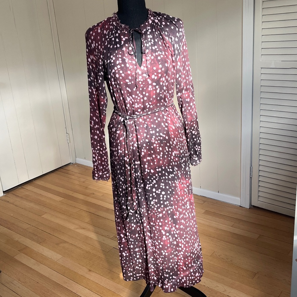 Cloth & Stone Long Sleeve Ruffle Midi Dress - Picture 5 of 5